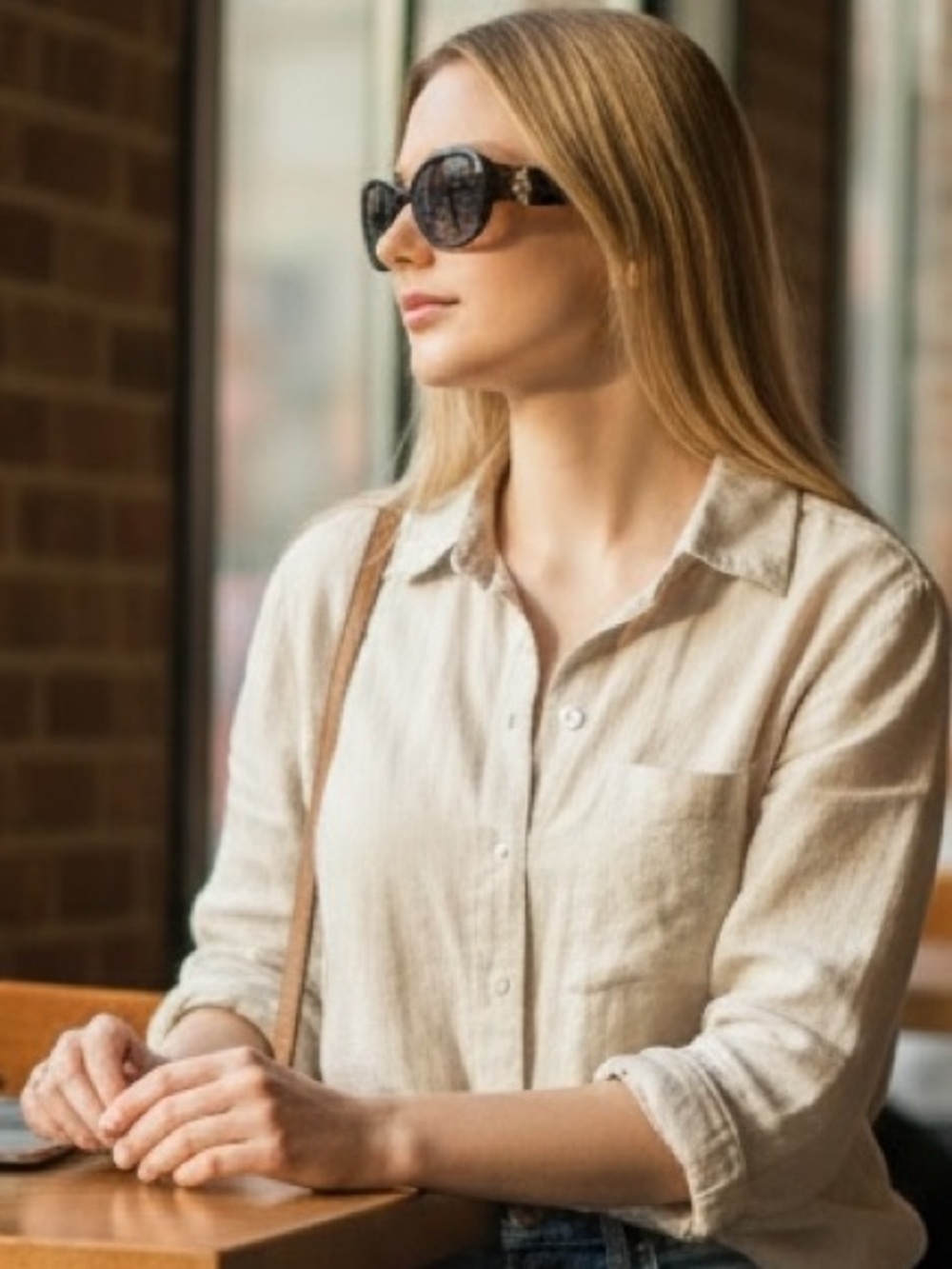 Chloé Black Oval Oversized Sunglasses - Gold Logo Detail - Style 640A - Picture 2 of 7